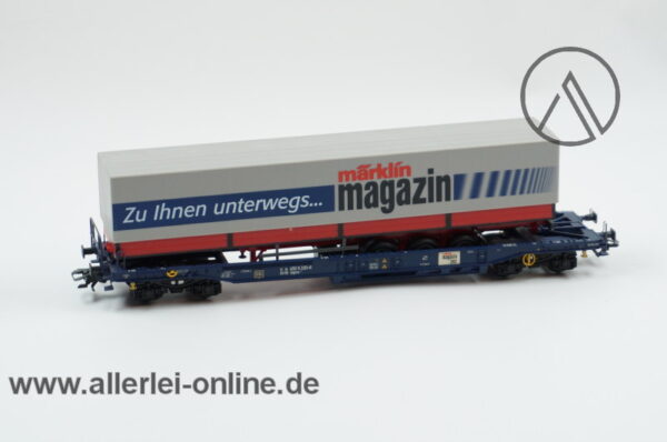 Märklin H0 | 47447 Jahreswagen 2003 | Flachwagen Märklin Magazin