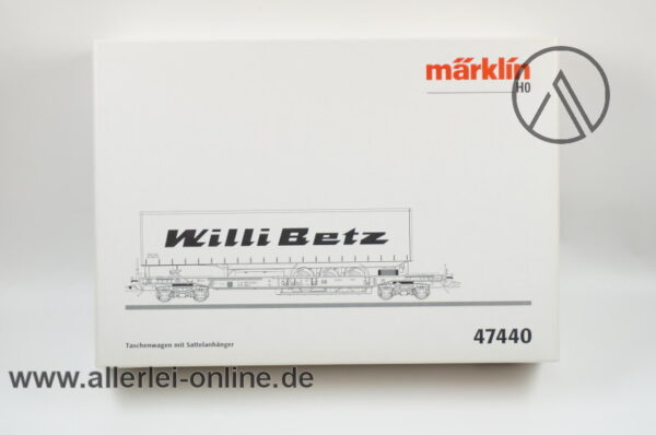 Märklin H0 | 47440 Willi Betz Taschenwagen der DB