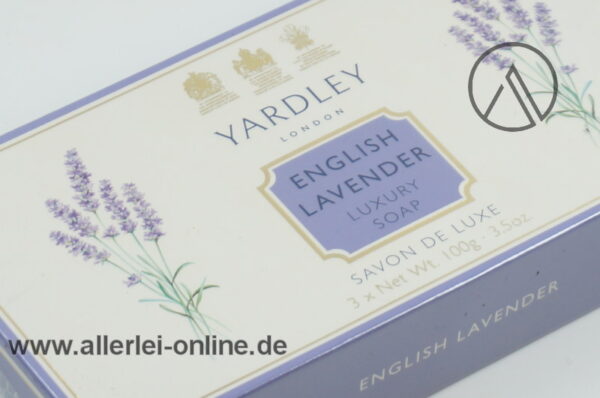 Yardley London English Lavender Duft Seife | 3 x 100g Savon De Luxe Perfumed Soap