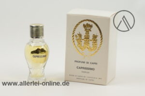 CAPRISSIMO Parfum | Carthusia SAS Caprissimo Profumi Di Capri | Vintage 10 ml. Miniature Flacon mit OVP