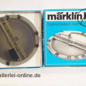 Märklin Spur H0 | 7186 Drehscheiben-Garnitur | 10 Gleisanschlüsse | elektrische Drehbühne