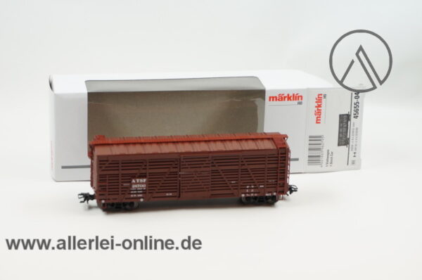 Märklin H0 | 45655 | 5-tlg. Stock Car Set | Viehwagen Güterwagen der ATSF