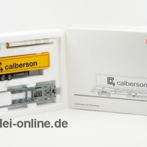 Märklin Spur H0 | 47450 Taschenwagen der SNCF | Flachwagen mit “ calberson ” Sattelanhänger in OVP