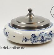 WMF Delft Blauw Deckeldose | Bonbonniere mit Zinndeckel | Handbemalt