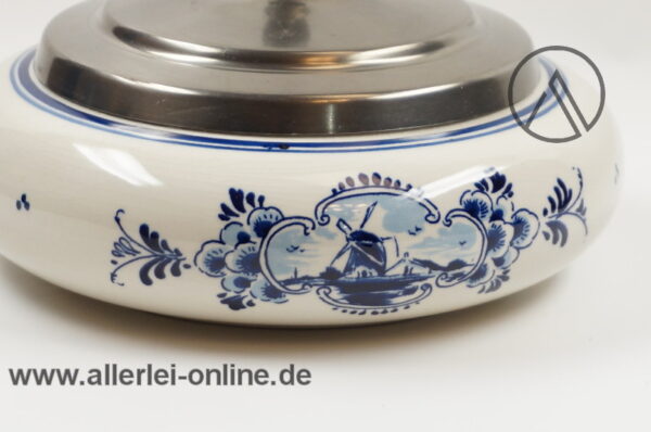 WMF Delft Blauw Deckeldose | Schmuckdose mit Zinndeckel