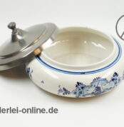 WMF Delft Blauw Deckeldose | Bonbonniere mit Zinndeckel