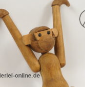 Vintage Teak Gelenk Affe | Klammeraffe | Monkey 15 cm | 60er Jahre | Kay Bojesen | Hans Bolling