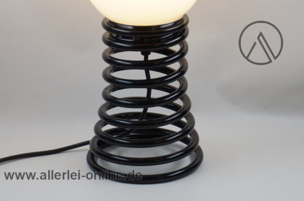 Limburg Glashütte | Spiral Design Leuchte | Vintage 70er Jahre Tischlampe