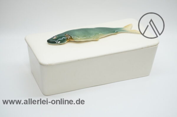 Wächtersbach Keramik Fischterrine | Antik Fischtopf | Heringstopf | Art Deco Pottery