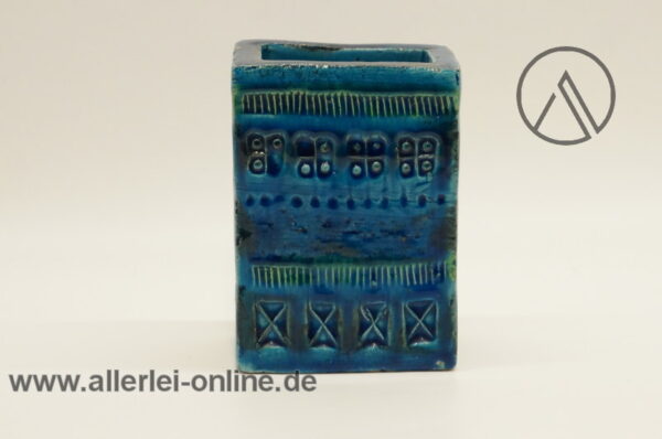 Aldo Londi Italien | Bitossi Keramik Vase | Rimini Blu | Vintage Pottery