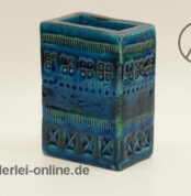 Aldo Londi Italien | Bitossi Keramik Vase | Rimini Blue | Vintage 60s Pottery | 727/12