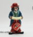 Gilde Clowns | Musikus Clown | 15 cm Figur mit Ziehharmonika