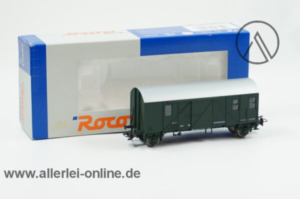 Roco H0 | 46904 Güterzugbegleitwagen der ÖBB | 2-Achsiger Gedeckter Güterwagen mit OVP