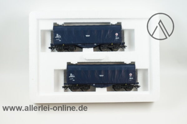 Märklin H0 | 47210 Coil-Wagen der SNCB/NMBS | 2 tlg. Schiebeplanenwagen-Set