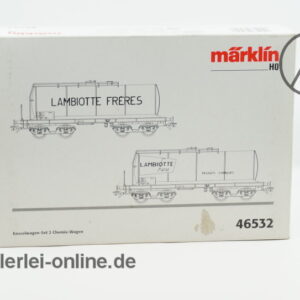 Märklin H0 | 46532 Lambiotte Freres Chemie-Wagen Set gebrauchte Modelleisenbahn