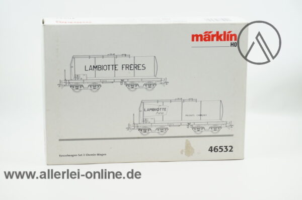 Märklin H0 | 46532 Lambiotte Freres Chemie-Wagen Set gebrauchte Modelleisenbahn