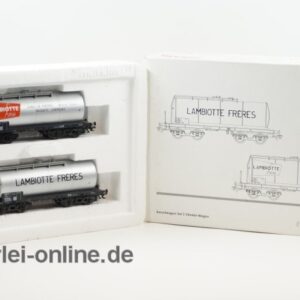 Märklin H0 | 46532 Kesselwagen-Set der SNCF | Lambiotte Freres Chemie-Wagen