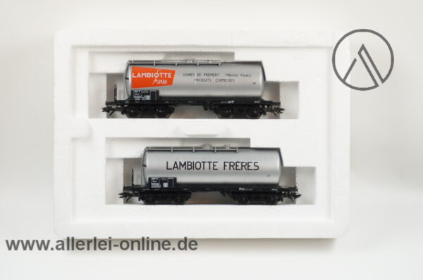 Märklin H0 | 46532 Kesselwagen-Set der SNCF | Lambiotte Freres Chemie-Wagen mit OVP