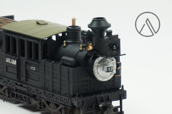 Roundhouse H0 | Climax IRL&M Lokomotive | Vintage Dampflokomotive front