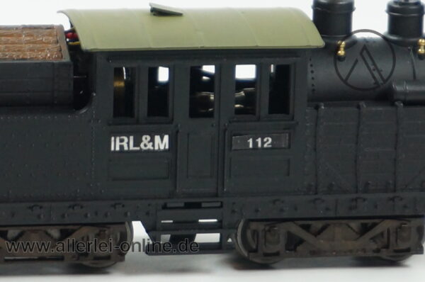 Roundhouse H0 | Climax IRL&M Lokomotive | Vintage Tenderlok Dampflokomotive side