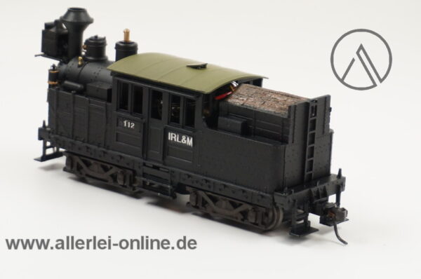 Roundhouse H0 | Climax IRL&M Lokomotive | Vintage Dampflok hinten