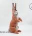 Alte Quietschfigur | Hase Gummifigur / Osterhase | Hohlgummi Figur | Vintage 60-70er Jahre