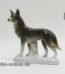 Porzellan Figur | Deutscher Schäferhund | Wolfshund - Hunde | Tierfigur Porzellanfigur