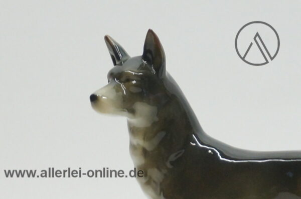 Porzellan Figur | Deutscher Schäferhund | Wolfshund