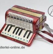 Hohner Mignon 1 Akkordeon | Rot / Perlrot | 17 Piano-Tasten | 8 Bässe mit OVP