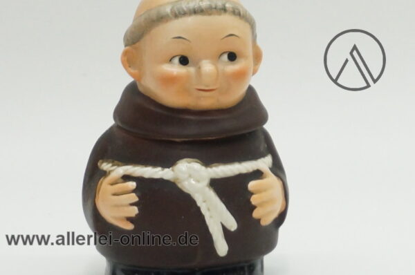 Hummel Mönch | Porzellan Mönchfigur Senf Töpfchen | 60er Jahre