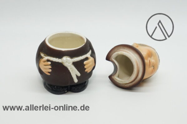 Hummel Mönch | Porzellan Mönchfigur Senf Topf | Vintage 60er Jahre