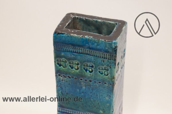 Aldo Londi Design | Bitossi Italien Keramik Vase | Rimini Blue | Vintage 60s Pottery | 727/21