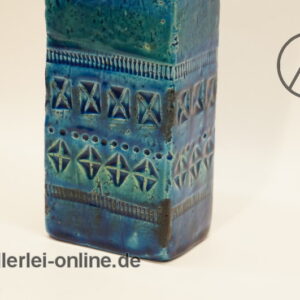 Bitossi Keramikvase | Rimini Blue | Aldo Londi Entwurf | Vintage 60s Pottery | 727/21