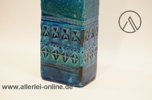 Bitossi Keramikvase | Rimini Blue | Aldo Londi Entwurf | Vintage 60s Pottery | 727/21