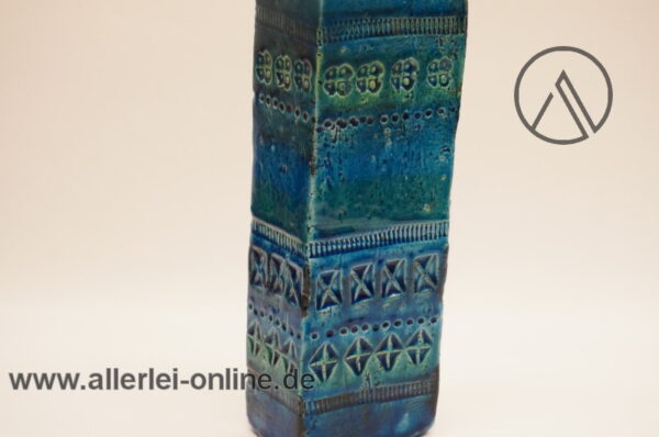 Bitossi Italien Keramikvase | Rimini Blue | Aldo Londi Entwurf | Vintage 60s Pottery | 727/21