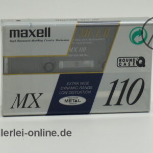 Maxell MX 110 | Audio Kassette | Metal Type IV | Music and Voice Leerkassette | NEU/OVP