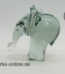 Villeroy & Boch Glas Elefant Skulptur | Elephant Figur | Vintage Glasfigur | 740gr.