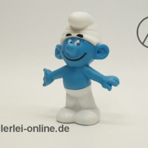 Peyo HACO Schlumpf Gummifigur | Vintage Hohlgummi Schlümpfe Figur