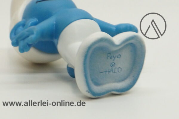 Peyo Schlumpf HACO Schlumpf Gummifigur | Vintage Hohlgummi Schlümpfe