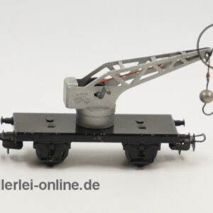 Märklin H0 | Märklin 366 Blechwagen Kranwagen | 10 T. Kran mit Kugelhaken