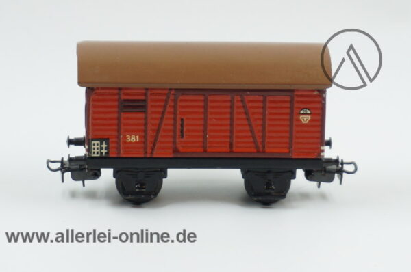 Märklin H0 | Märklin 381 Blech- Güterwagen | Gedeckter Güterwagen