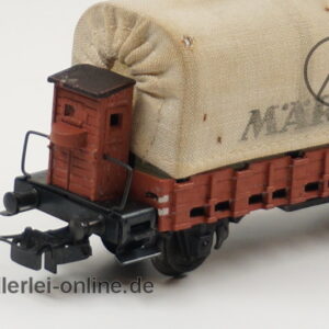 Märklin H0 | Märklin 322 Guß- Planwagen mit Bremserhaus