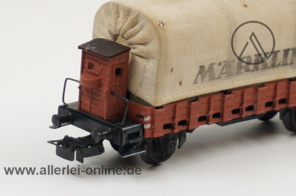 Märklin H0 | Märklin 322 Guß- Planwagen mit Bremserhaus