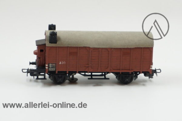 Märklin H0 | Märklin 320 Gedeckter Güterwagen | Gussmodell Güterwagen mit Schlussleuchten