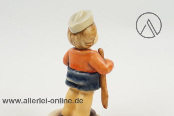 Goebel Ich möchte mitrudern Mädchen Figur | Porzellanfigur Nr. 1850 in OVP hinten