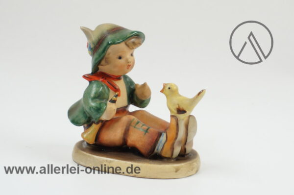 Goebel Junge mit Vogel Figur stimmt net| Porzellanfigur Nr. 63 vorne