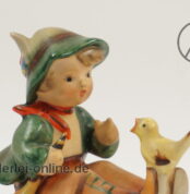 Goebel Junge mit Vogel Figur stimmt net| Porzellanfigur Nr. 63 vogel