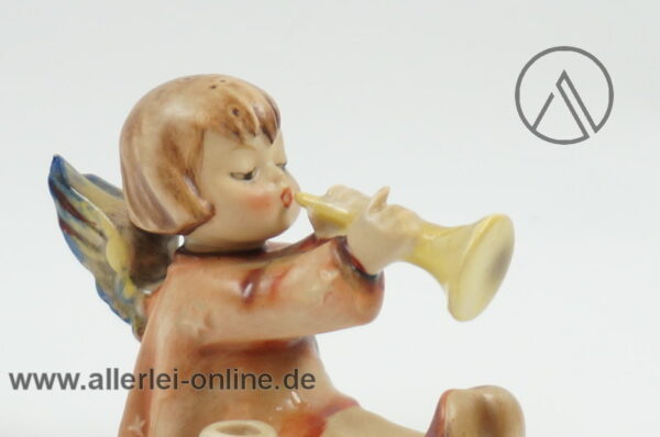 Goebel Engel mit Trompete und Kerzenhalter Figur | Porzellanfigur Nr. 1/40/0 seite