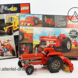 LEGO® 851 Traktor mit Heuwender | LEGO® Technic 851 Traktor mit Original Karton | Vintage 70er Jahre