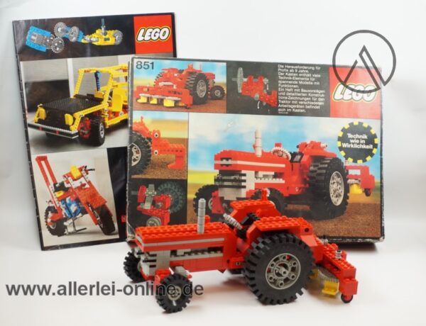 LEGO® 851 Traktor mit Heuwender | LEGO® Technic 851 Traktor mit Original Karton | Vintage 70er Jahre